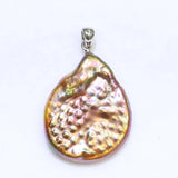 Natural Pearl Slide Pendant Freshwater Unique Pearls 925 Silver