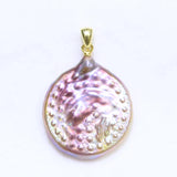 Natural Pearl Slide Pendant Freshwater Unique Pearls 925 Silver