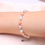 Freshwater Pearl Bracelet 925 Silver Jewelry