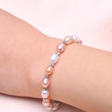 Freshwater Pearl Bracelet 925 Silver Jewelry