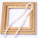 Freshwater Pearl Clavicle Necklace 14K Filled 6-7mm Pearls Jewelry NCE