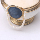 Freshwater Pearl Bracelet 4-5mm Heart Shape Adjustable Chain for Women