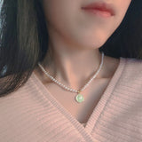 Freshwater Pearl Necklace 14k Queen's Coin Pearl Jewelry