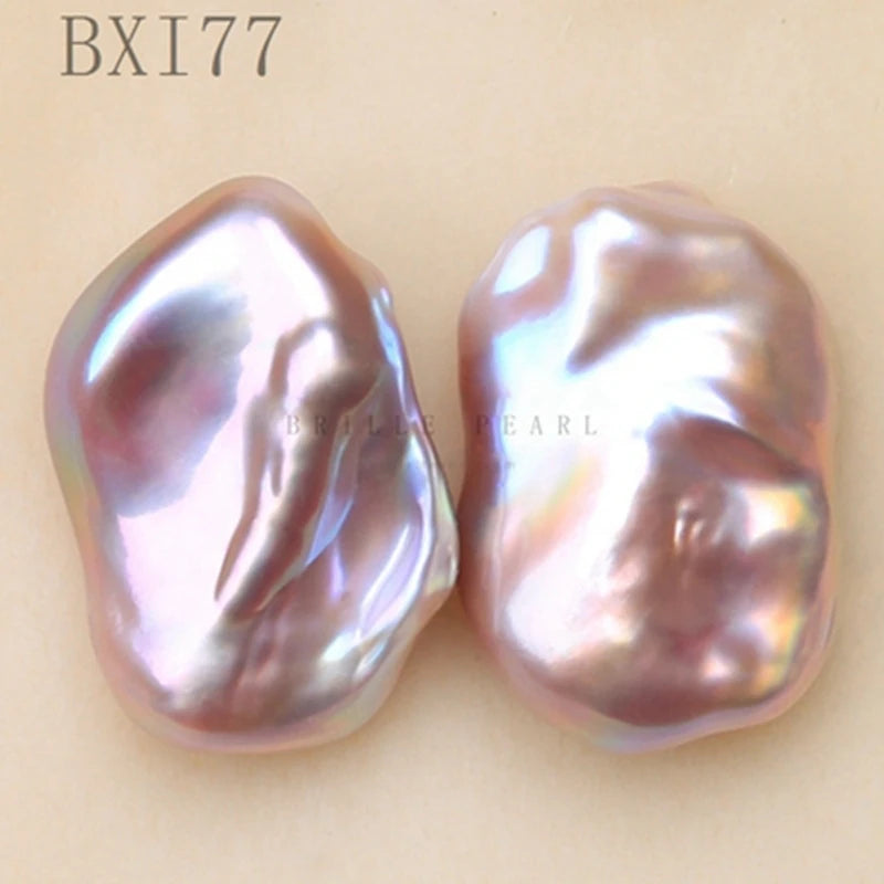 Freshwater Baroque Pearl Petal Earrings for Women