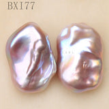 Freshwater Baroque Pearl Petal Earrings for Women