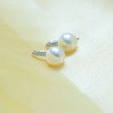 Freshwater Pearl Earrings Women 925 Sterling Silver Girl Birthday