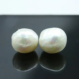 Baroque Nucleate Earring Flameball Pearl 925 Sterling Silver