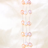 Babysbreath Freshwater Pearl Bracelet 925 Sterling Silver Extend Chain