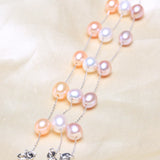 Babysbreath Freshwater Pearl Bracelet 925 Sterling Silver Extend Chain