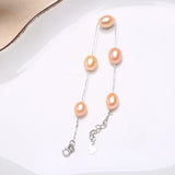 Babysbreath Freshwater Pearl Bracelet 925 Sterling Silver Extend Chain