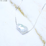 Baroque Pearl Pendant Necklace Real Freshwater Pearl Jewelry