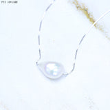 Baroque Pearl Pendant Necklace Real Freshwater Pearl Jewelry