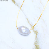 Baroque Pearl Pendant Necklace Real Freshwater Pearl Jewelry
