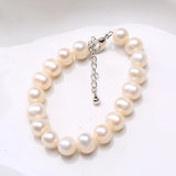 Baroque 100% Natural Freshwater Pearl Bracelet 9-10mm