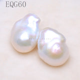 Baroqueonly 925 Sterling Silver Baroque Pearl Stud Earrings