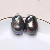Baroque Pearl Earrings 925 Sterling Silver Personalized EQB