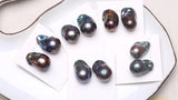 Baroque Pearl Earrings 925 Sterling Silver Personalized EQB