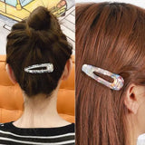 Resin Silicone Geometric Hair Clip Barrette Mold