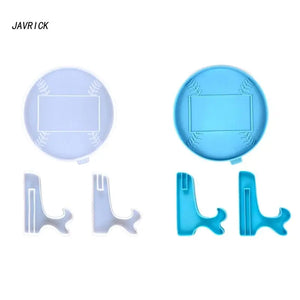Baseball Shape Photo Frame Ornaments Molds Epoxy Resin DIY Craft