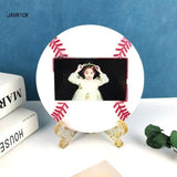 Baseball Shape Photo Frame Ornaments Molds Epoxy Resin DIY Craft