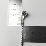 925 Silver Charm Link Chain Necklace Strand Jewelry Europe Style