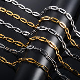 Stainless Steel Link Cable Chain Necklace Minimalism Choker