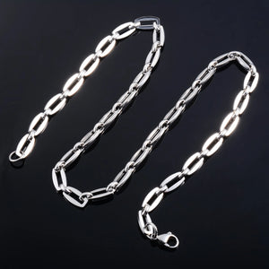 Stainless Steel Link Cable Chain Necklace Minimalism Choker