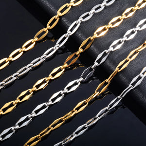 Stainless Steel Link Cable Chain Necklace Minimalism Choker