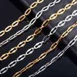 Stainless Steel Link Cable Chain Necklace Minimalism Choker