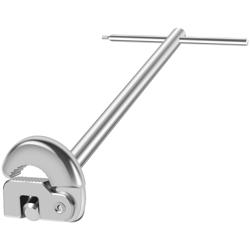 Basin Wrench Adjustable Steel Tap Nut Spanner Plumbing Repair Tool