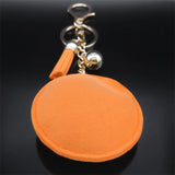 Basketball Keychain Rhinestone Souvenir Key Chain Car Bag Accessories K7364S05
