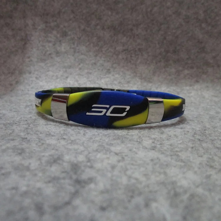 Curry #30 Glow Silicone Bracelet, Basketball Fan Jewelry