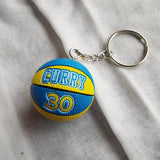 Basketball Star Idol Name Key Ring Match Ball Pendant For Keychains