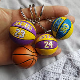 Basketball Star Idol Name Key Ring Match Ball Pendant For Keychains