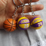 Basketball Star Idol Name Key Ring Match Ball Pendant For Keychains