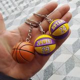 Basketball Star Idol Name Key Ring Match Ball Pendant For Keychains