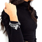 Bastet Cat Kitten Pet Charm Chain Link Bracelet Women Bangles