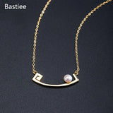 Vintage 925 Silver Pearl Pendant Necklace