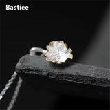 925 Silver Poppy Flower Necklace Pendant for Women