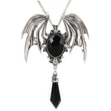 Bat Necklace Gothic Jewelry Bat Wings Pendant Long Women Accessories