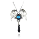 Bat Necklace Gothic Jewelry Bat Wings Pendant Long Women Accessories
