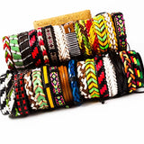 20 Pieces Cowhide Hand-Knitted Leather Bracelet Neutral Jewelry