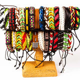 20 Pieces Cowhide Hand-Knitted Leather Bracelet Neutral Jewelry