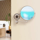 Suction Cup Bath Mirror 1X/3X Magnification Double-Sided