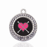 Baton Twirling Circle Charm DIY Jewelry Making