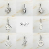 925 Sterling Silver Bay Bottles, Dummy & Shoe Angel Charm Jewelry