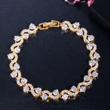 Copper Crystal Bracelet for Women Jewelry