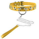 Punk Leather Choker Necklace Gothic Rivet Jewelry