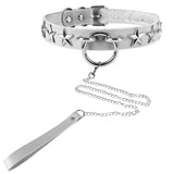 Punk Leather Choker Necklace Gothic Rivet Jewelry