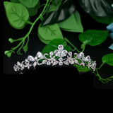 Coroa De Noiva Women CZ Wedding Tiaras Crowns Hair Jewelry H112